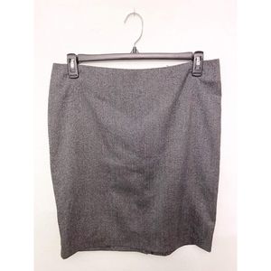 New York & Company Woman's Pencil Skirt Dark Gray Size 12